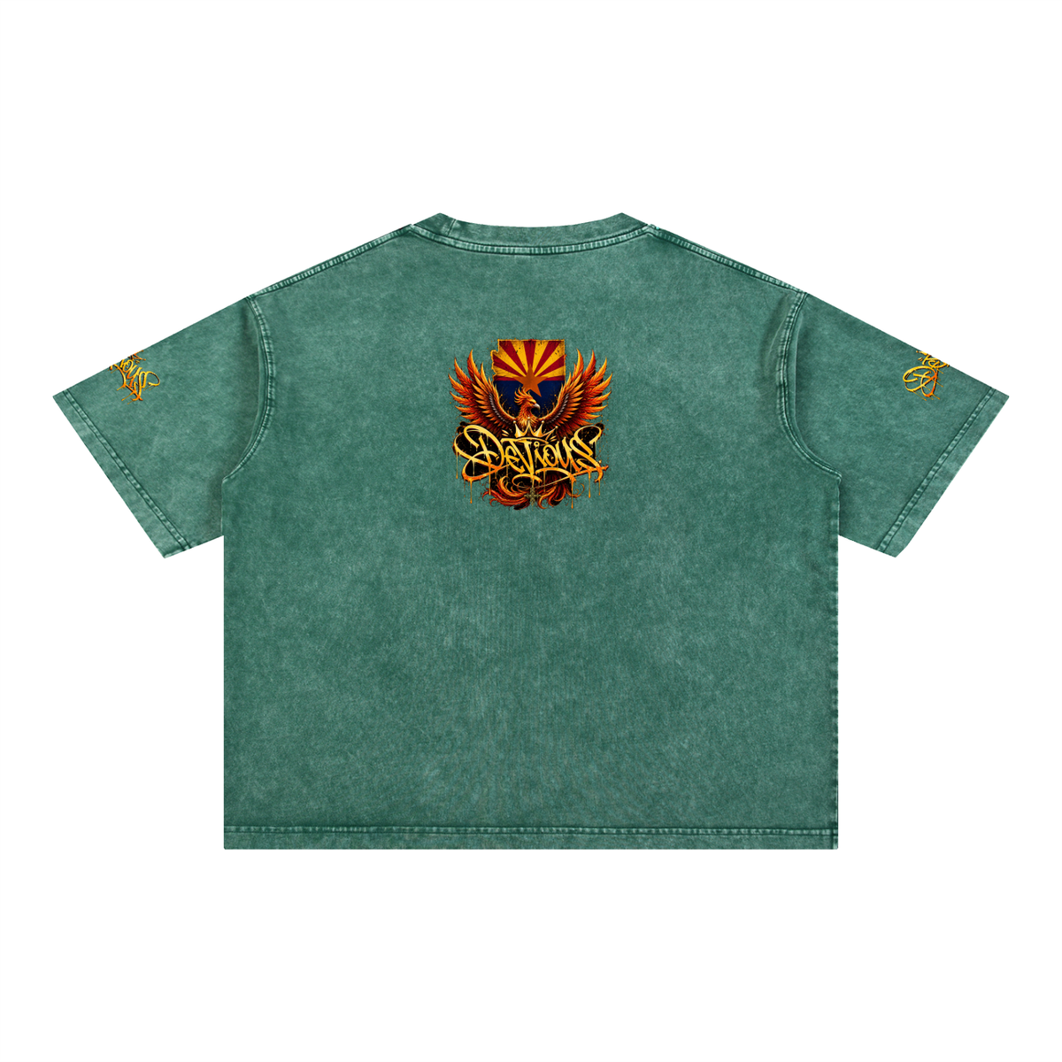 DeViou$ AZ 48 Mineral Wash Boxy T-Shirt