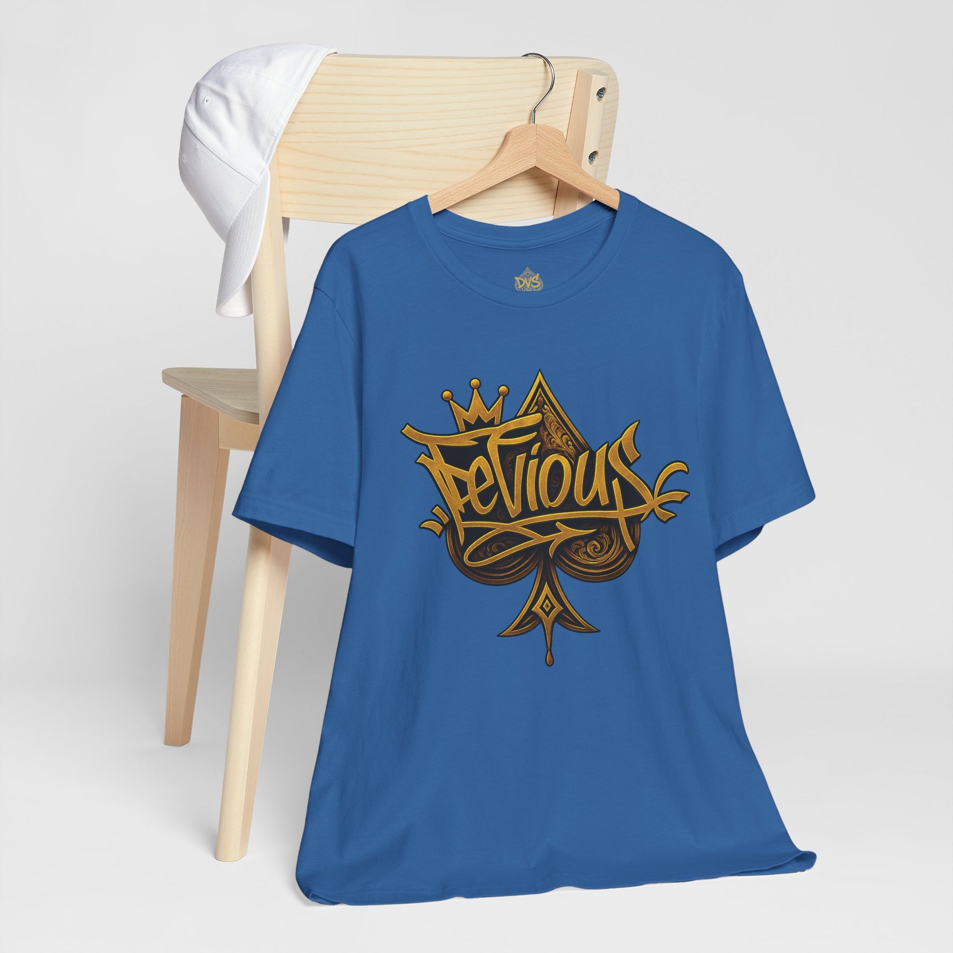 DeViou$ Logo and Crown Graffiti Art Unisex Streetwear Graphic T-Shirt