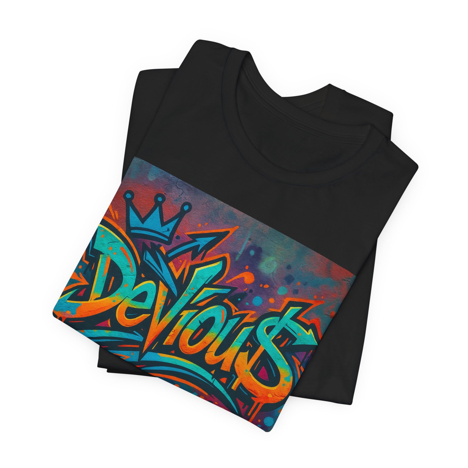 Vibrant Graffiti Art Unisex Streetwear Graphic T-Shirt