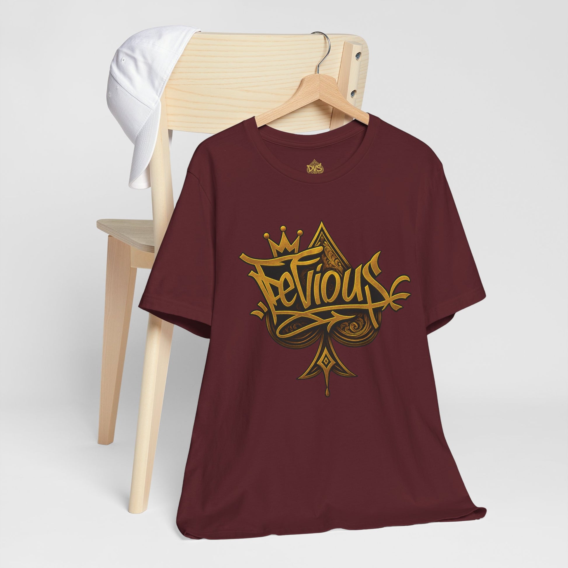 DeViou$ Logo and Crown Graffiti Art Unisex Streetwear Graphic T-Shirt