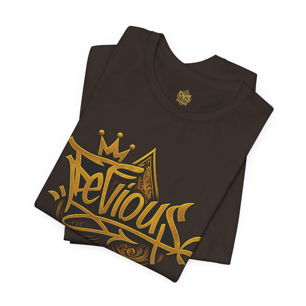 DeViou$ Logo and Crown Graffiti Art Unisex Streetwear Graphic T-Shirt