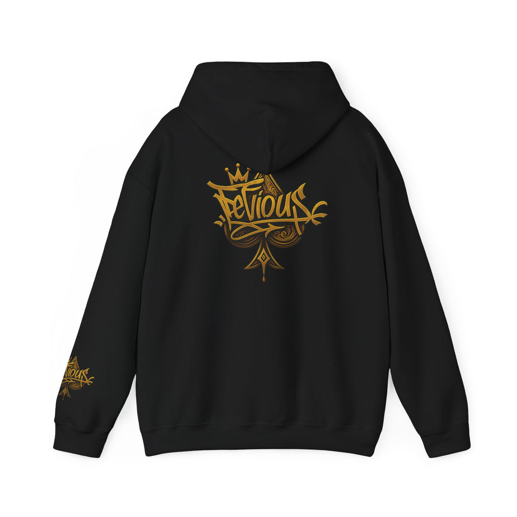 DeViou$ Logo & Crown Graffiti Style Hoodie