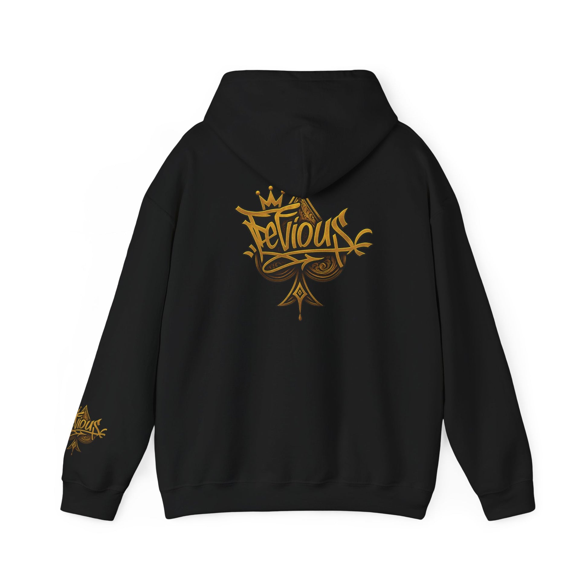 DeViou$ Logo & Crown Graffiti Style Hoodie