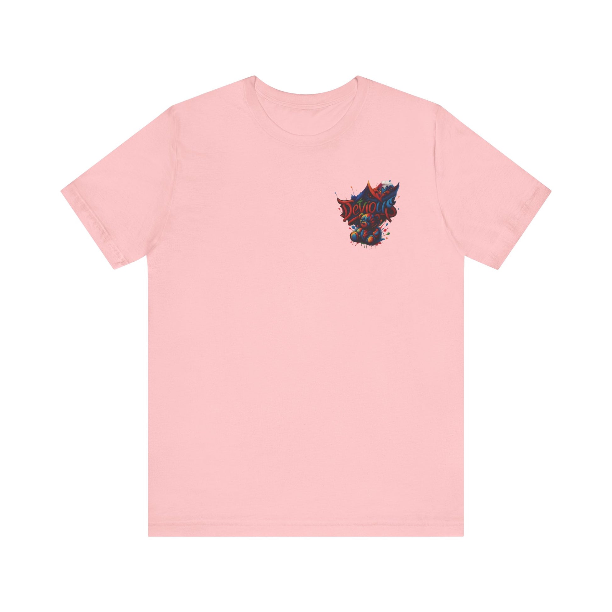 Trendy Graphic Tee Featuring DeViouS Teddy Bear Design