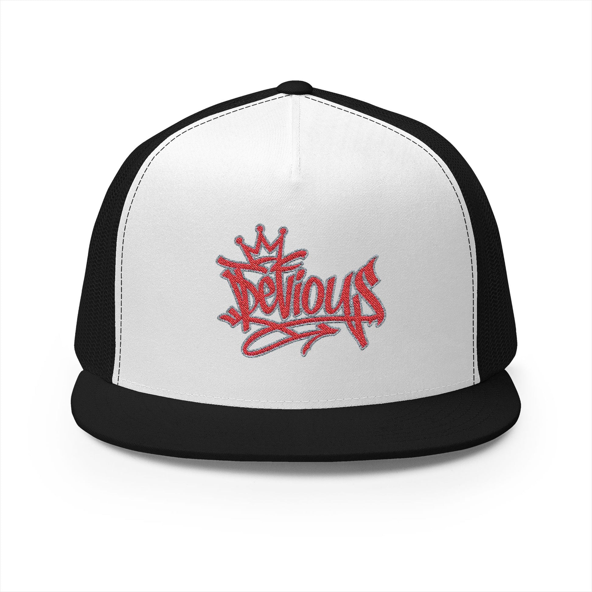 Crown & Heart Embroidered Trucker Cap