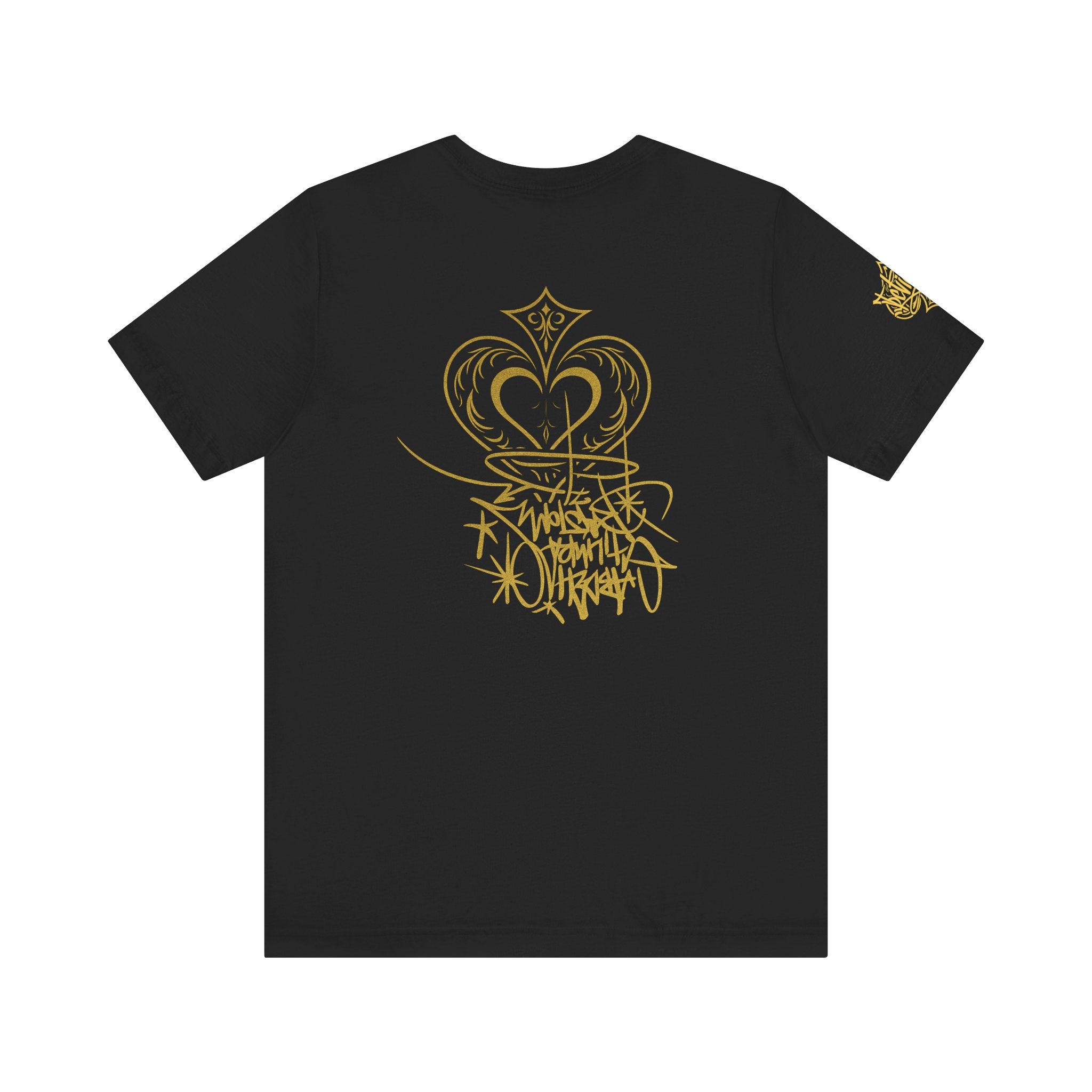 Crown & Heart Graffiti Art Unisex Streetwear Graphic T-Shirt
