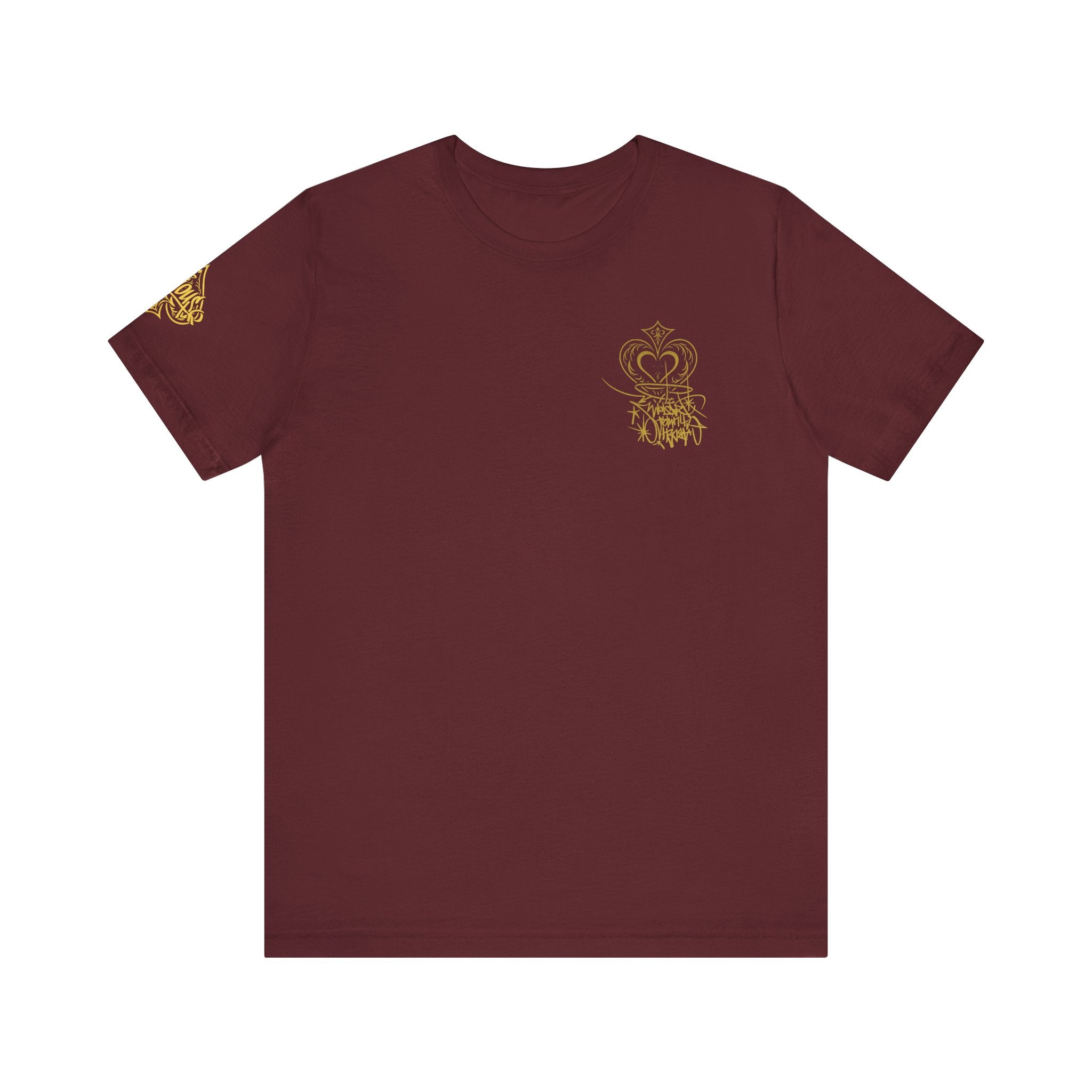 Crown & Heart Graffiti Art Unisex Streetwear Graphic T-Shirt
