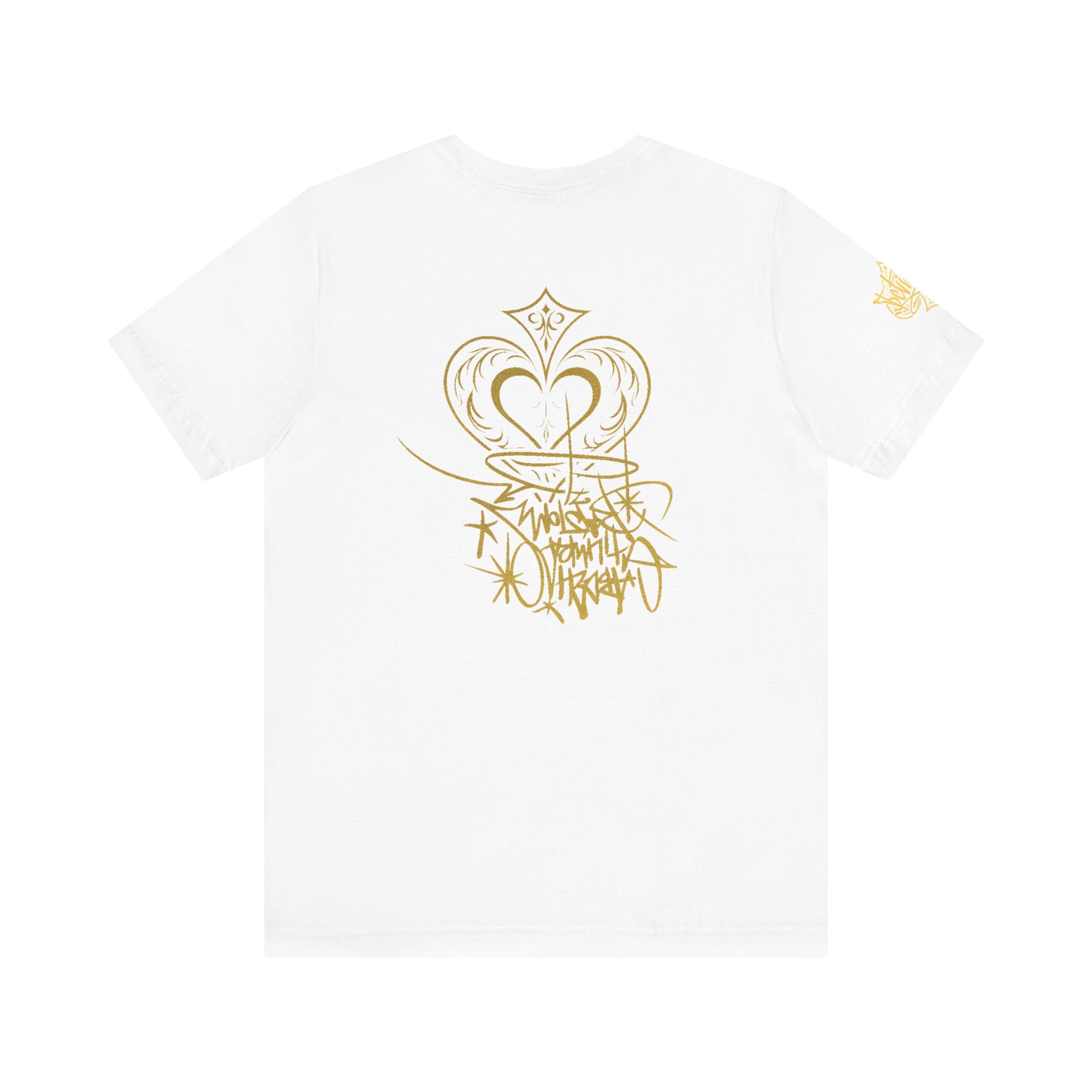 Crown & Heart Graffiti Art Unisex Streetwear Graphic T-Shirt