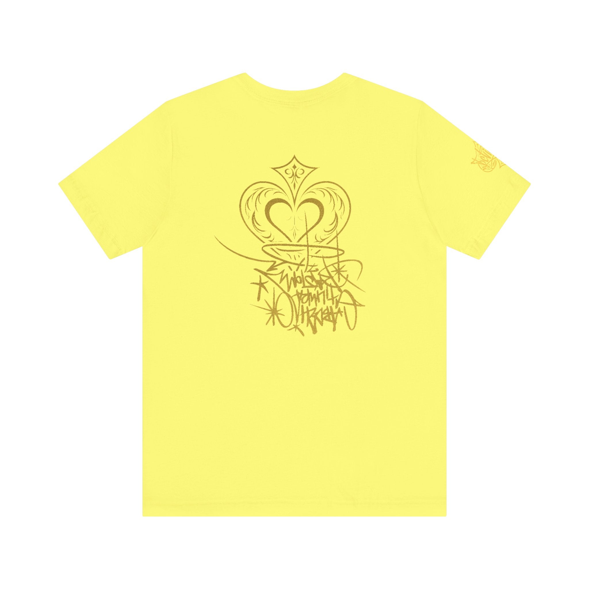 Crown & Heart Graffiti Art Unisex Streetwear Graphic T-Shirt
