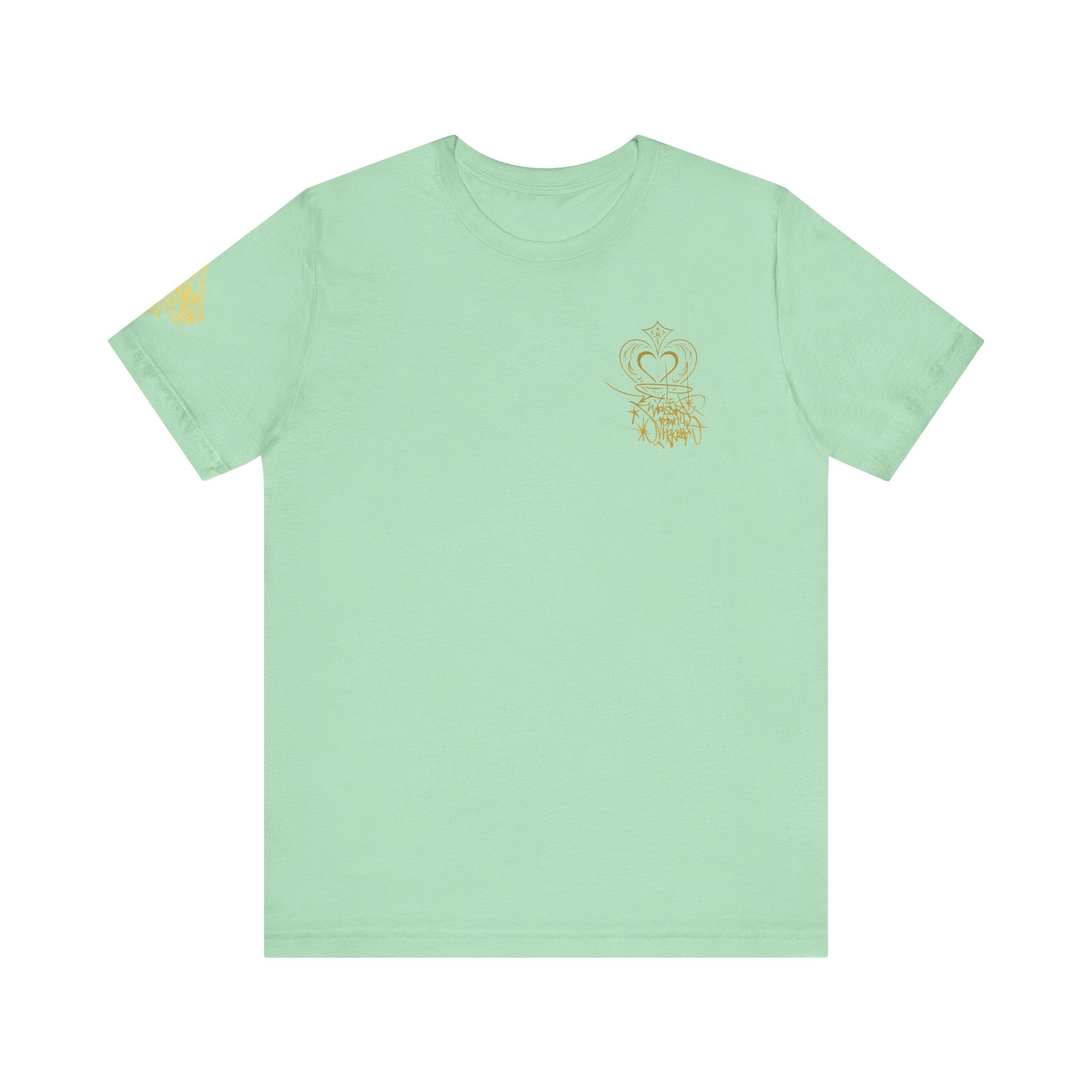 Crown & Heart Graffiti Art Unisex Streetwear Graphic T-Shirt