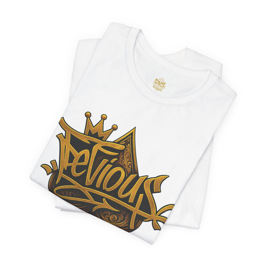 DeViou$ Logo and Crown Graffiti Art Unisex Streetwear Graphic T-Shirt