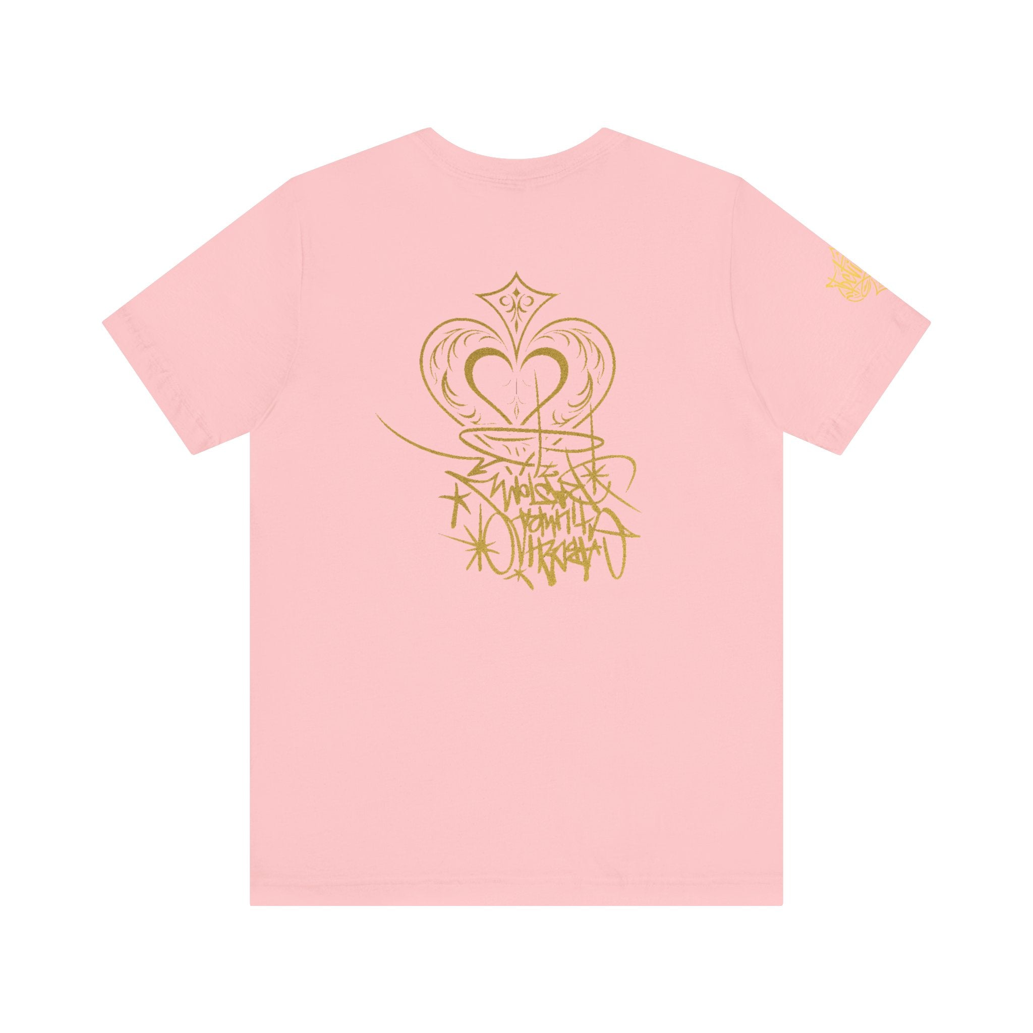 Crown & Heart Graffiti Art Unisex Streetwear Graphic T-Shirt