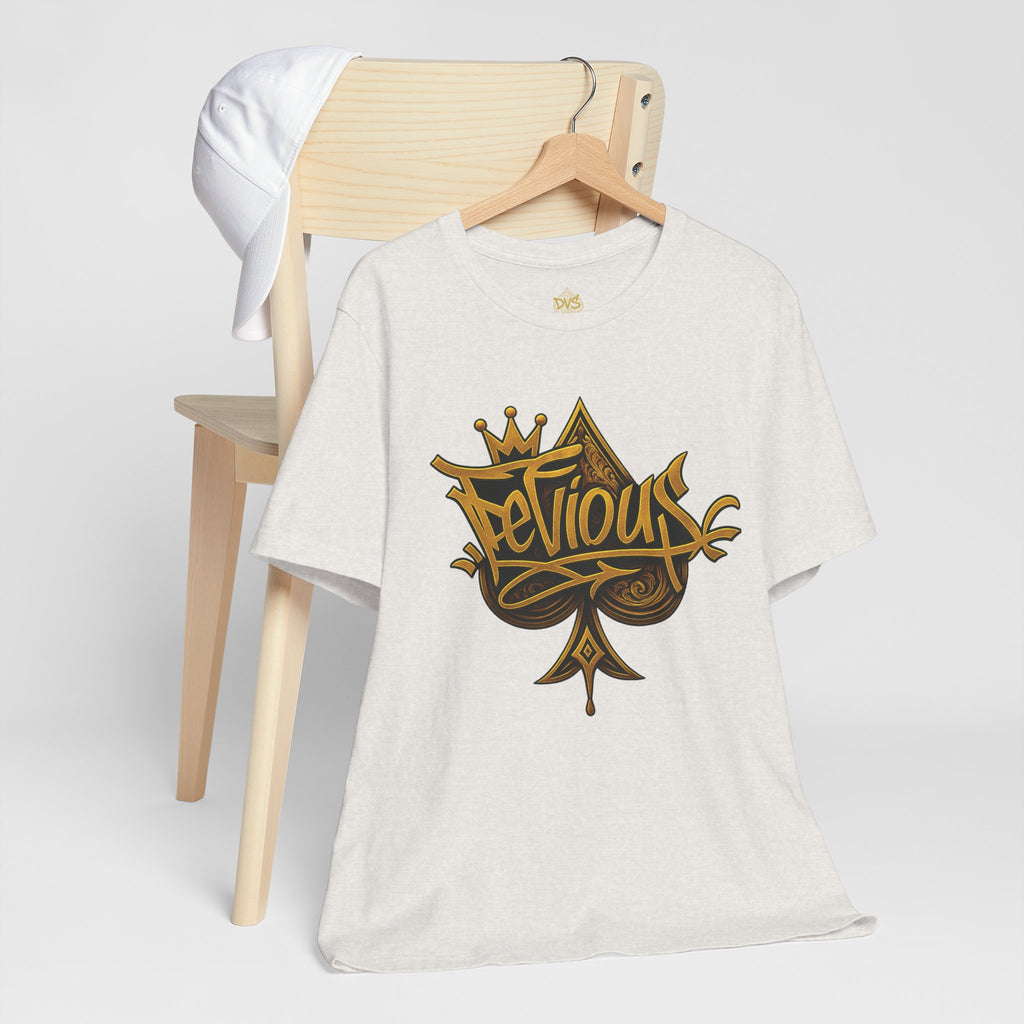 DeViou$ Logo and Crown Graffiti Art Unisex Streetwear Graphic T-Shirt