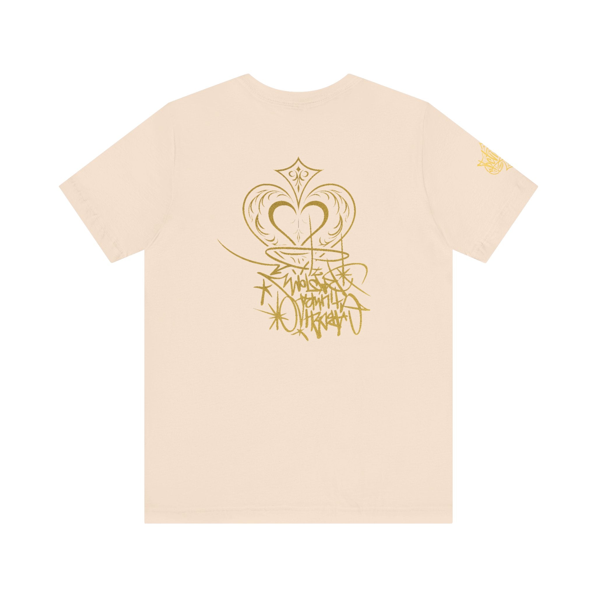 Crown & Heart Graffiti Art Unisex Streetwear Graphic T-Shirt
