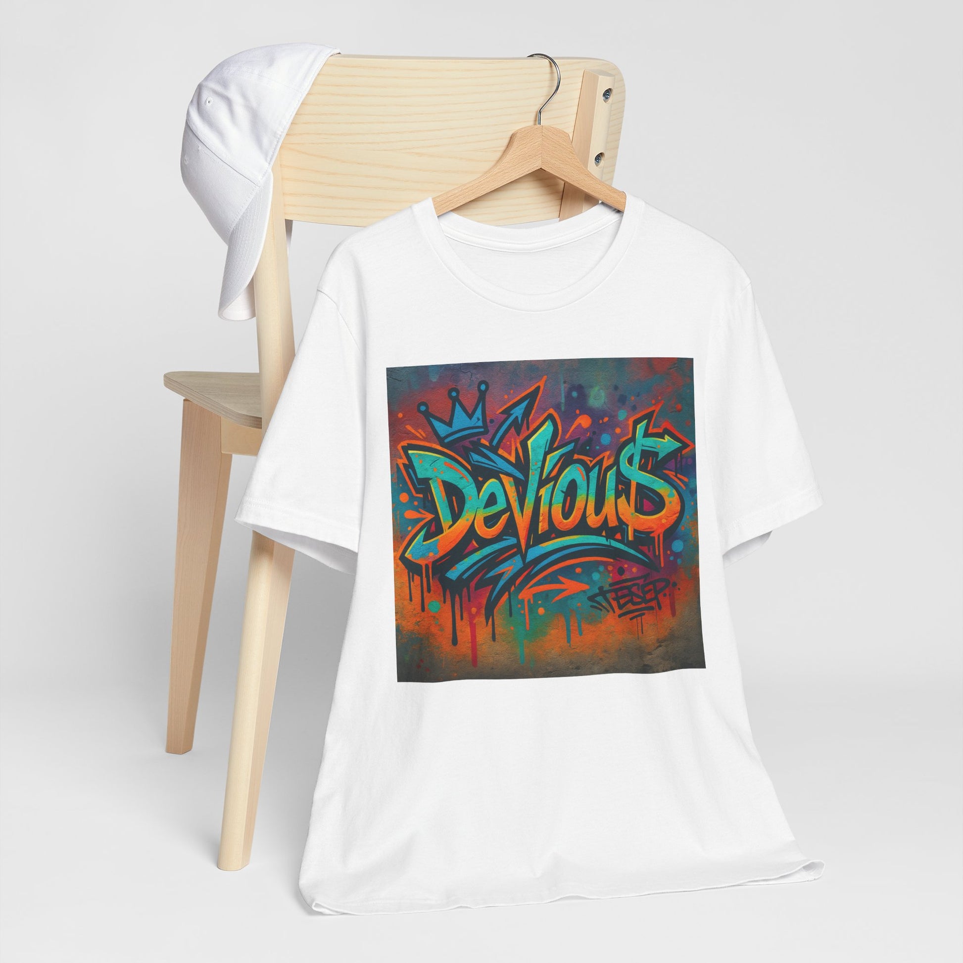 Vibrant Graffiti Art Unisex Streetwear Graphic T-Shirt
