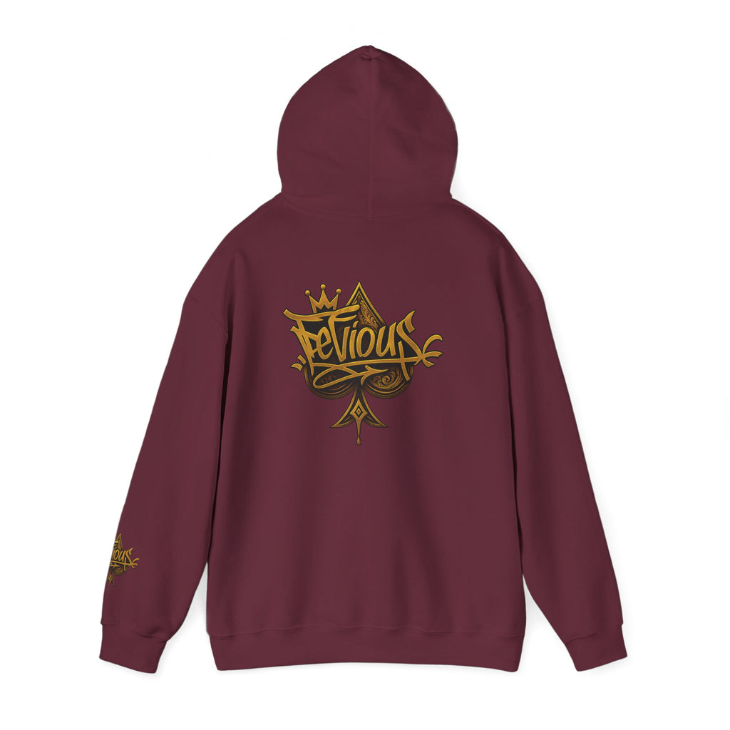 DeViou$ Logo & Crown Graffiti Style Hoodie