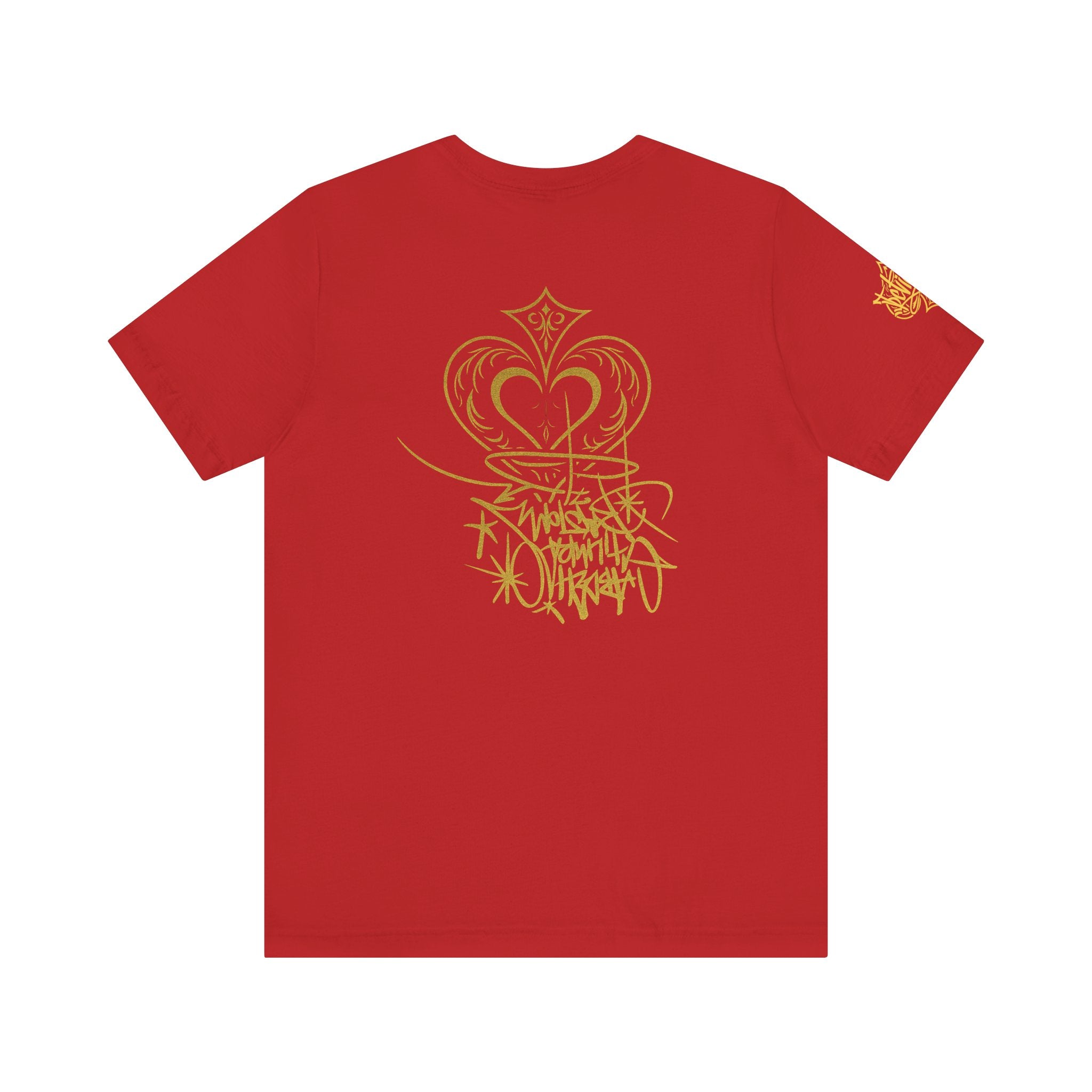 Crown & Heart Graffiti Art Unisex Streetwear Graphic T-Shirt