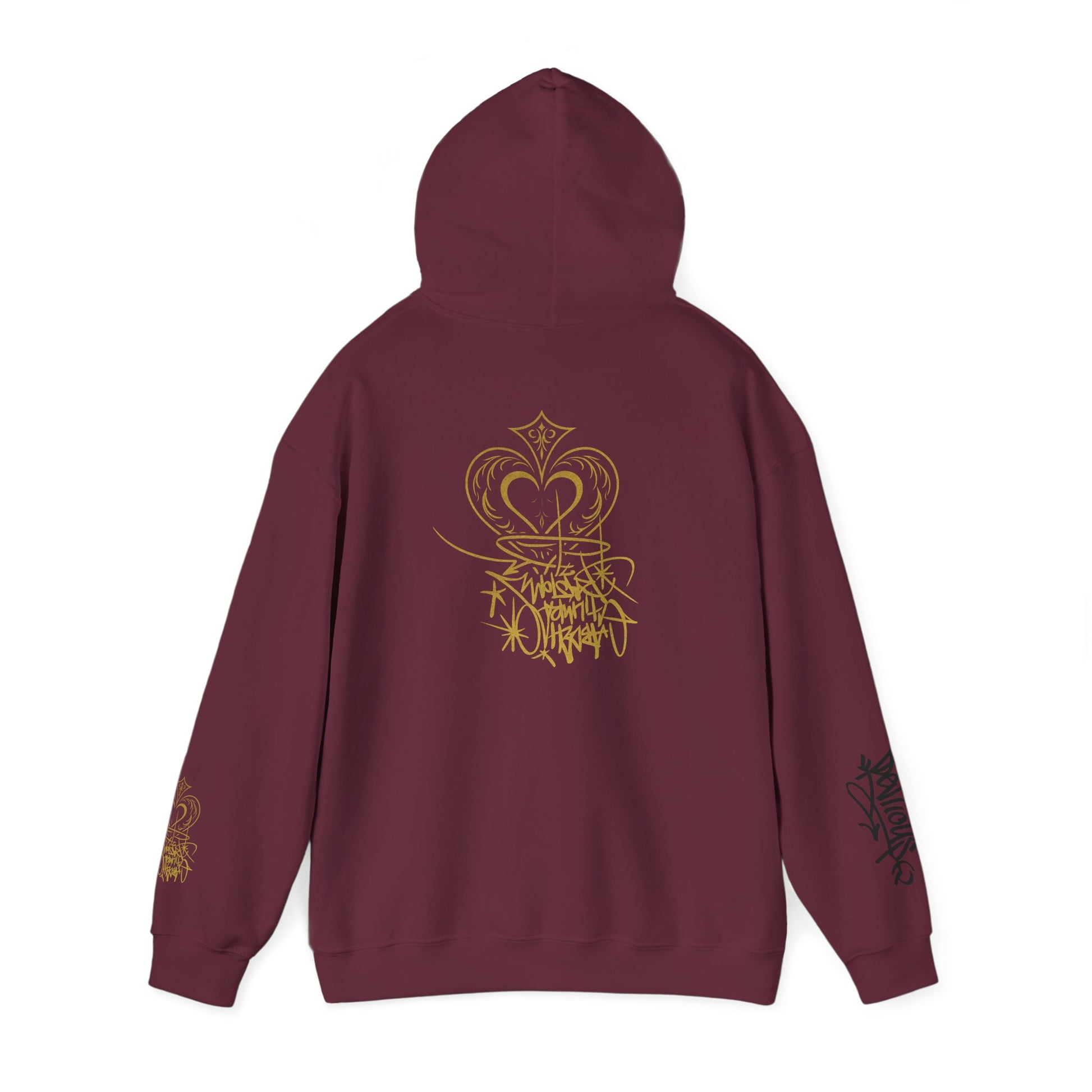 Crown & Heart Stylish Unisex Hoodie