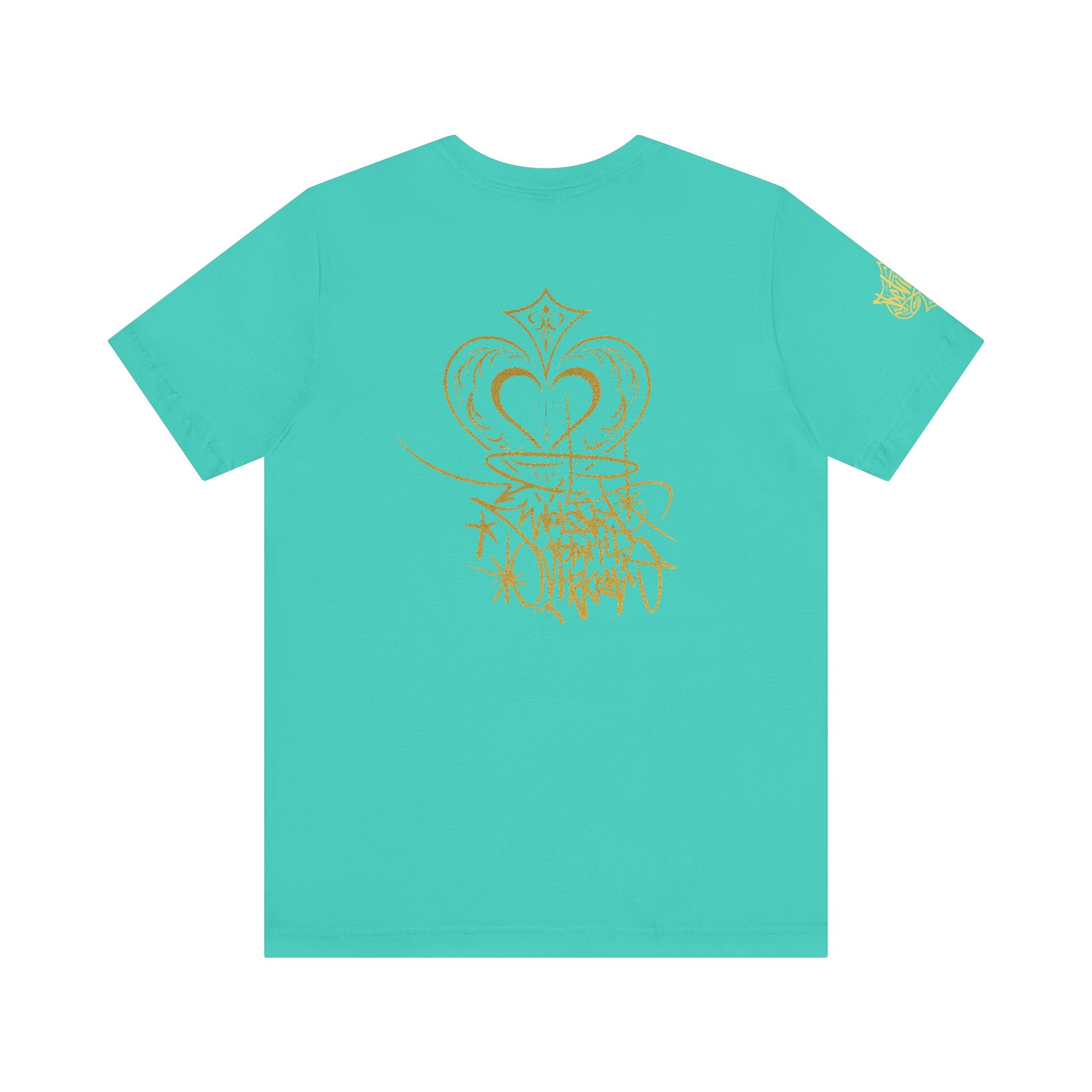 Crown & Heart Graffiti Art Unisex Streetwear Graphic T-Shirt