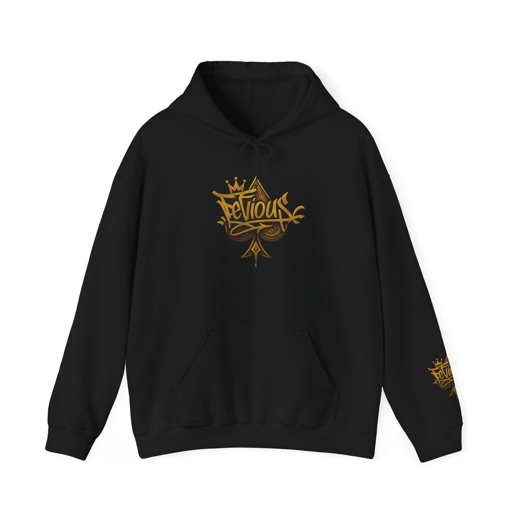 DeViou$ Logo & Crown Graffiti Style Hoodie