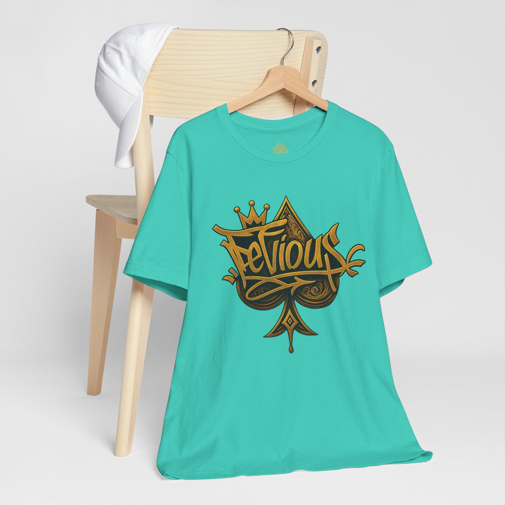 DeViou$ Logo and Crown Graffiti Art Unisex Streetwear Graphic T-Shirt