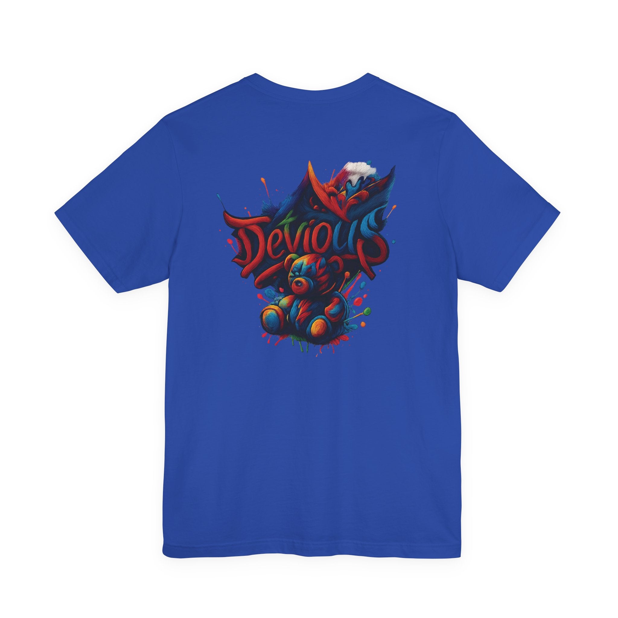 Trendy Graphic Tee Featuring DeViouS Teddy Bear Design