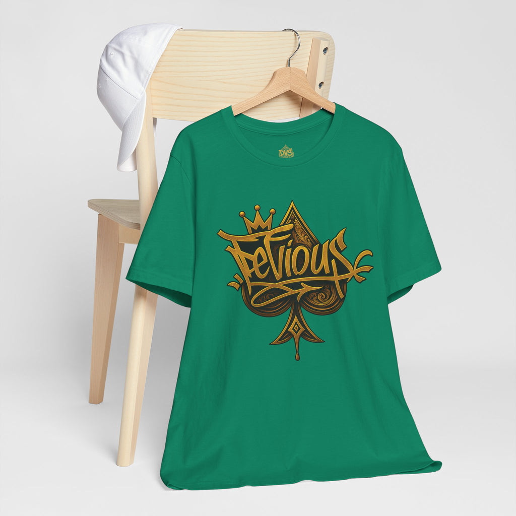 DeViou$ Logo and Crown Graffiti Art Unisex Streetwear Graphic T-Shirt