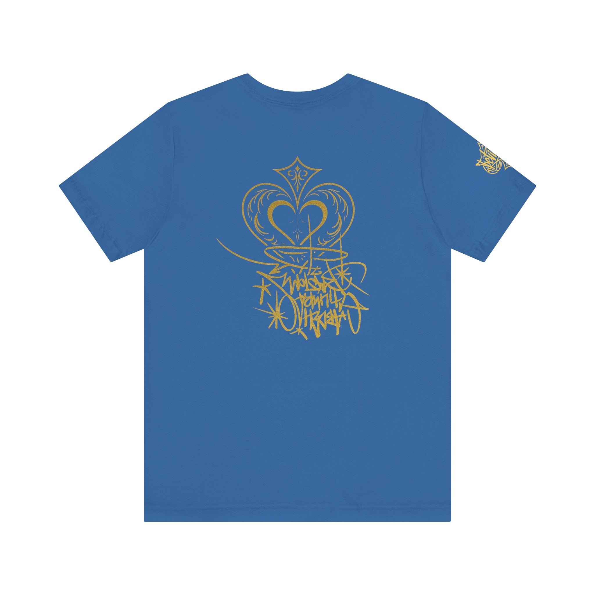 Crown & Heart Graffiti Art Unisex Streetwear Graphic T-Shirt