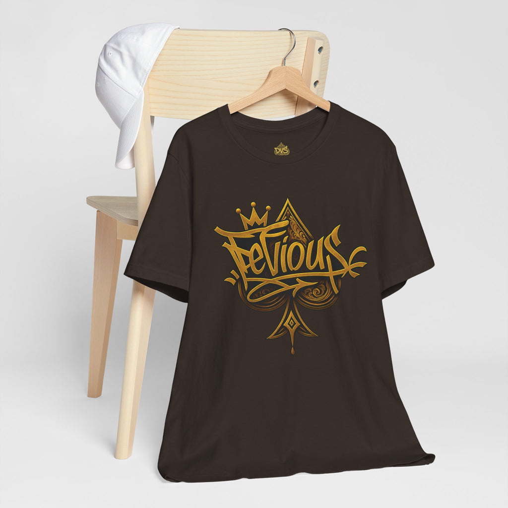 DeViou$ Logo and Crown Graffiti Art Unisex Streetwear Graphic T-Shirt