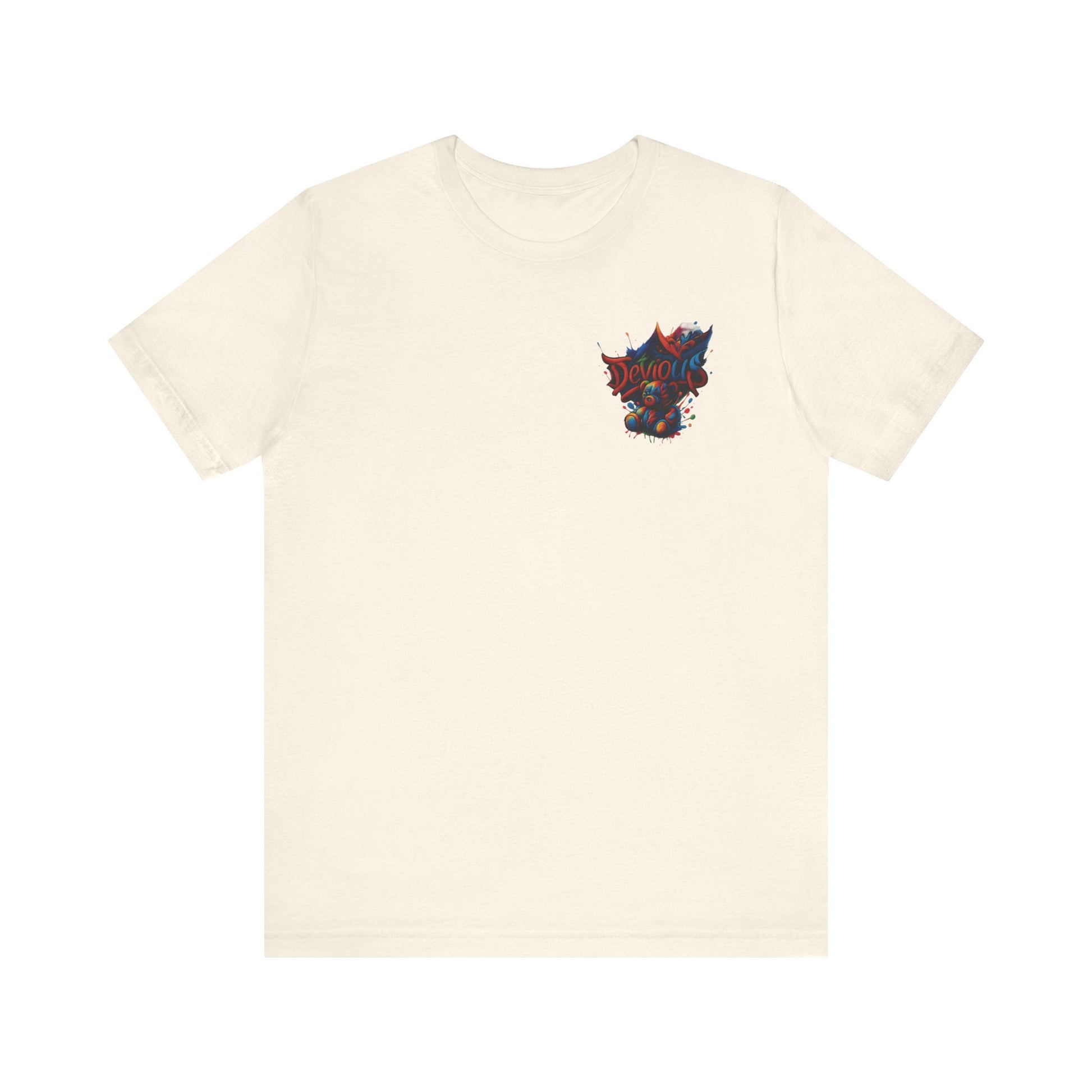 Trendy Graphic Tee Featuring DeViouS Teddy Bear Design