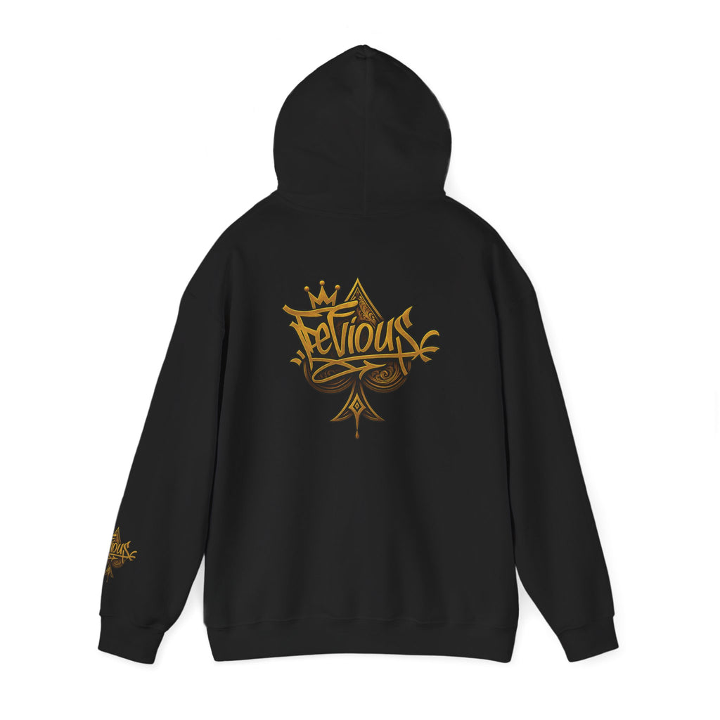 DeViou$ Logo & Crown Graffiti Style Hoodie