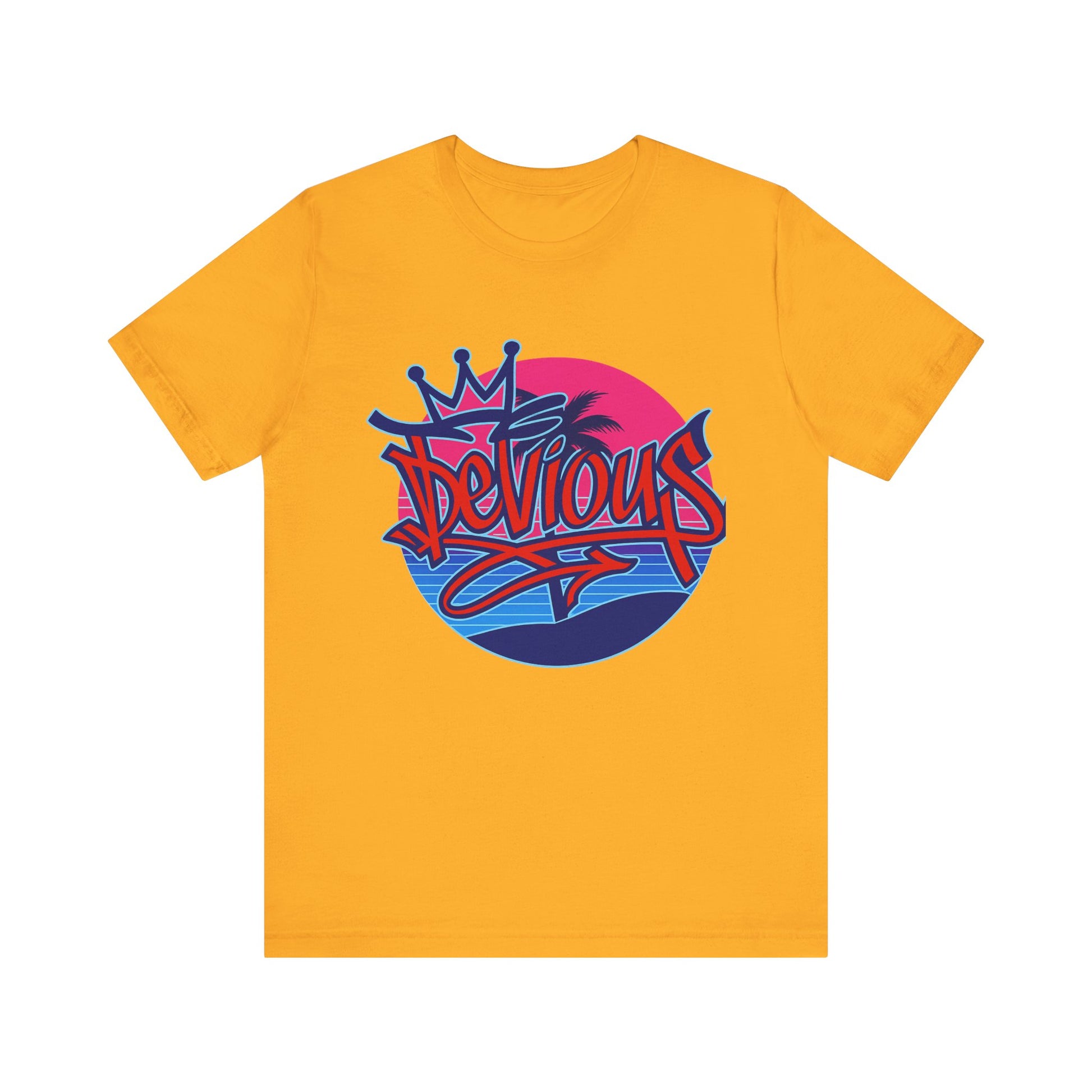 Colorful DVS Heart Design Unisex Tee
