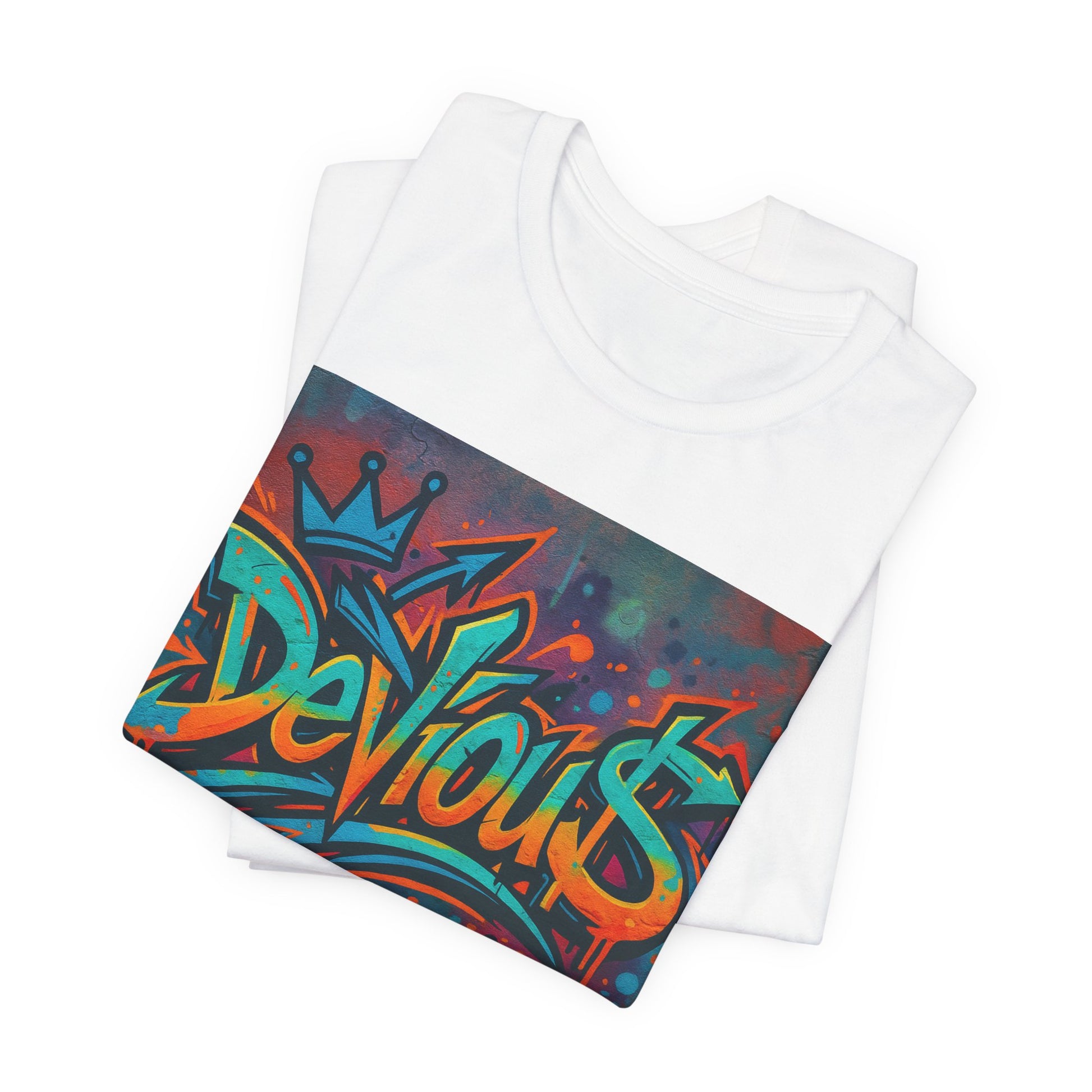 Vibrant Graffiti Art Unisex Streetwear Graphic T-Shirt
