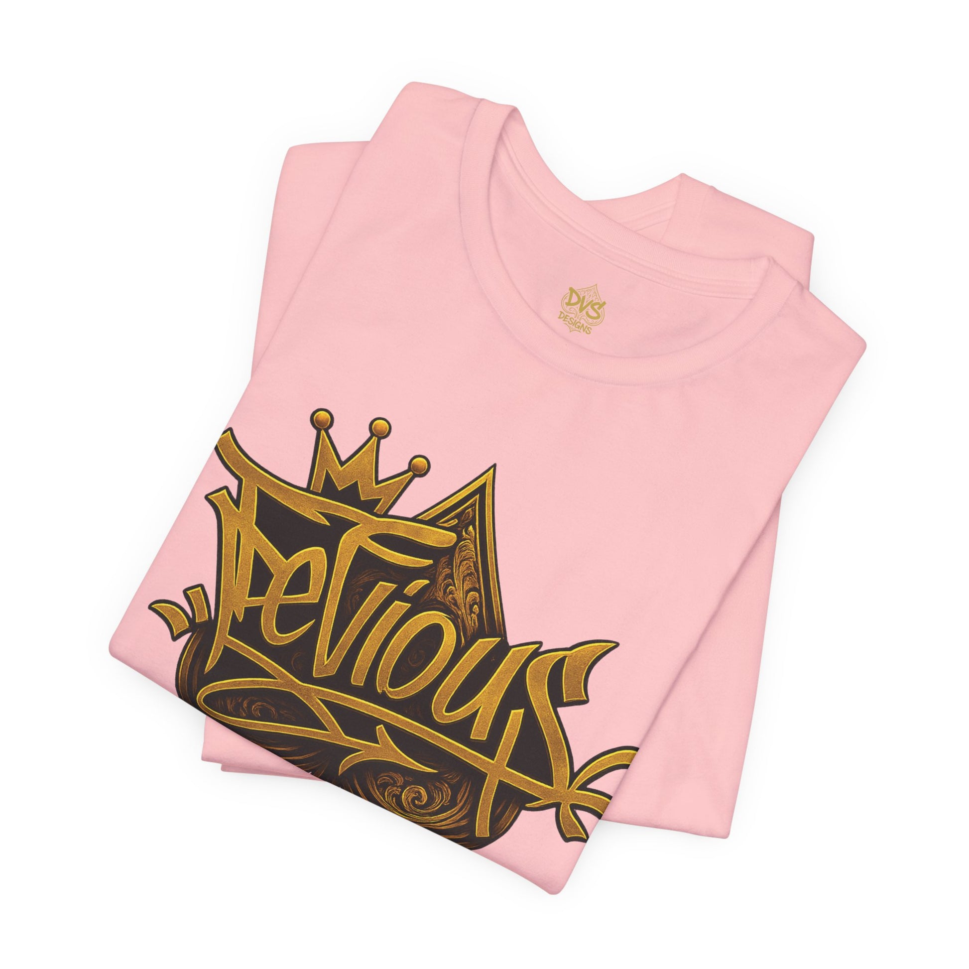 DeViou$ Logo and Crown Graffiti Art Unisex Streetwear Graphic T-Shirt