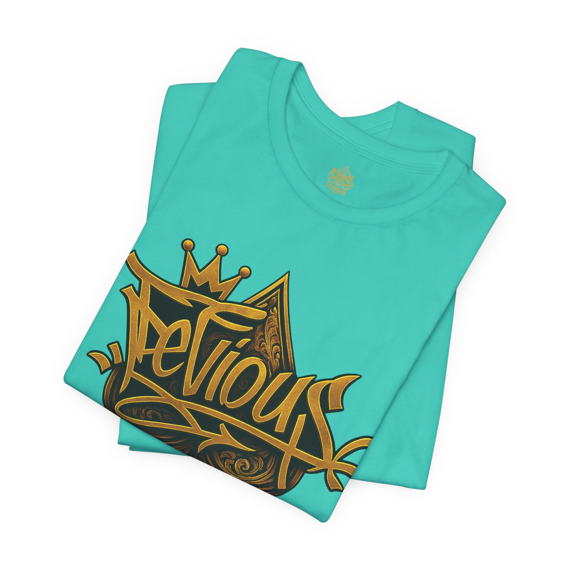 DeViou$ Logo and Crown Graffiti Art Unisex Streetwear Graphic T-Shirt