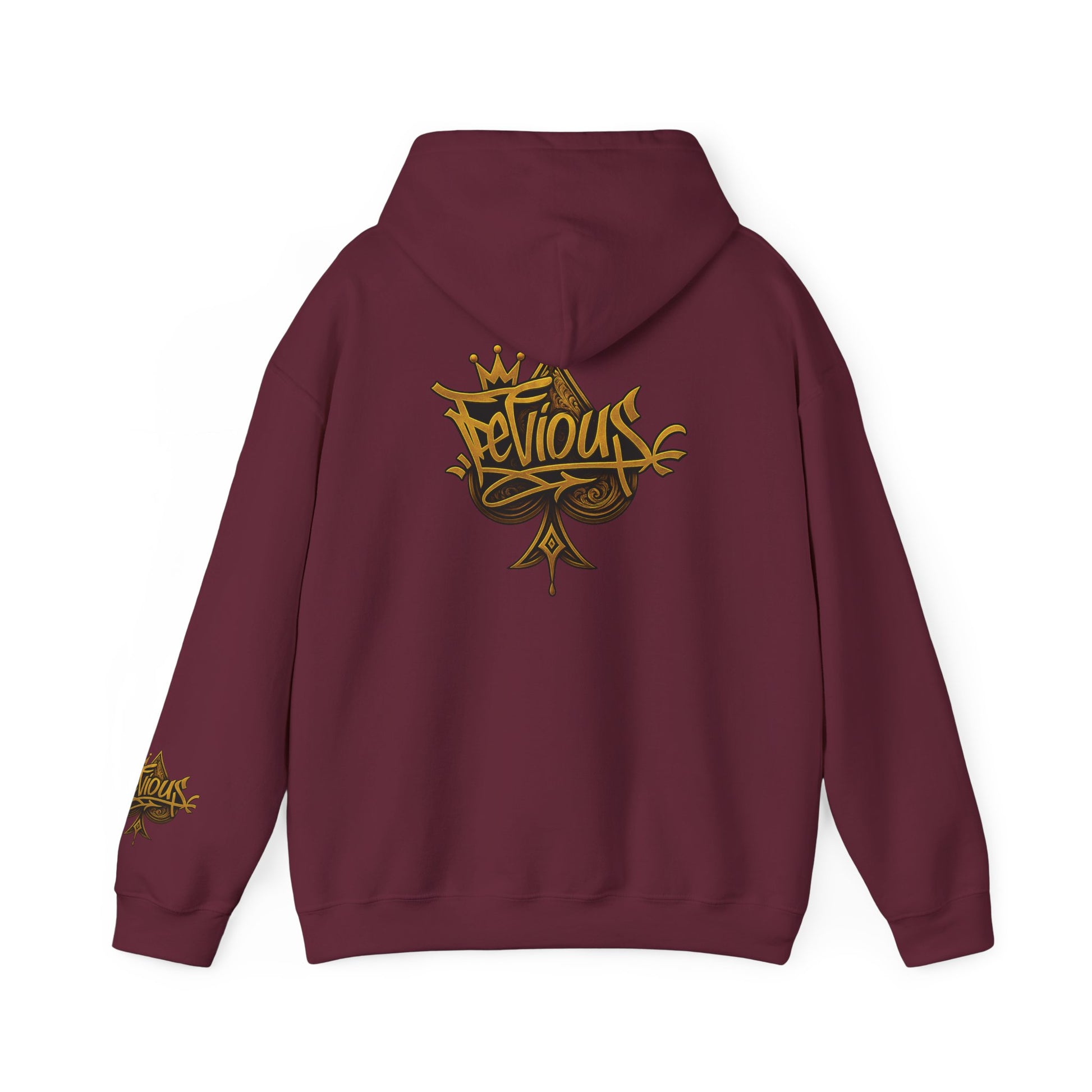 DeViou$ Logo & Crown Graffiti Style Hoodie