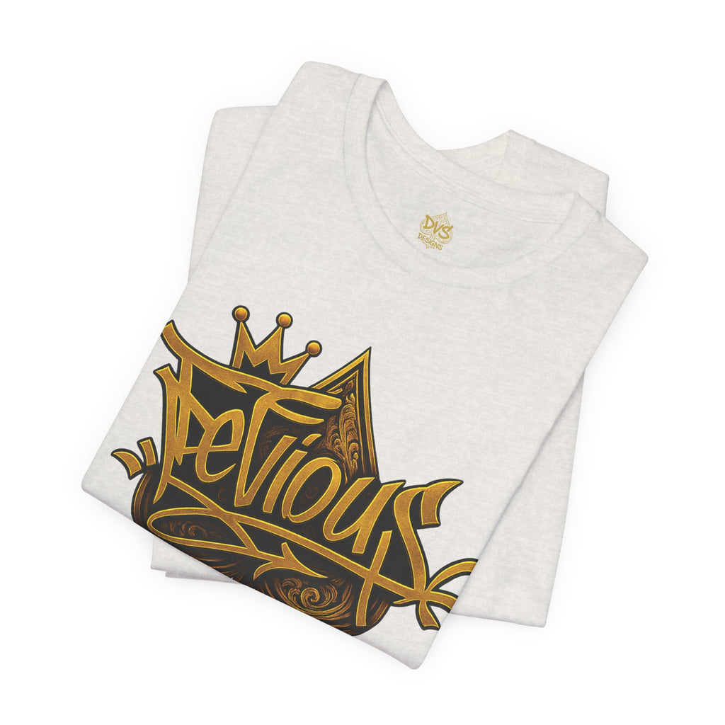 DeViou$ Logo and Crown Graffiti Art Unisex Streetwear Graphic T-Shirt