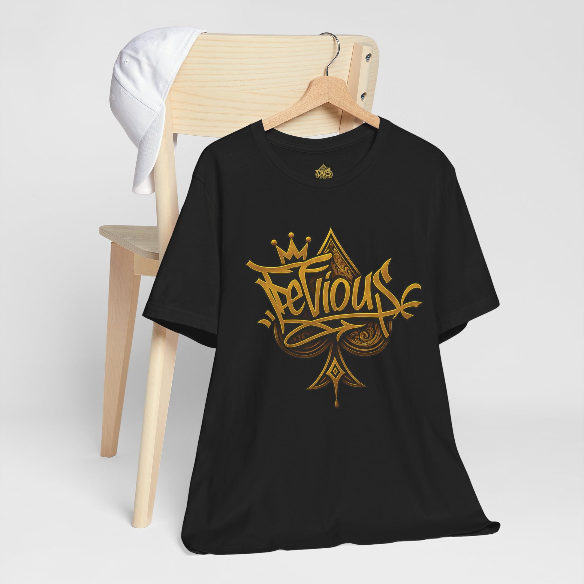 DeViou$ Logo and Crown Graffiti Art Unisex Streetwear Graphic T-Shirt