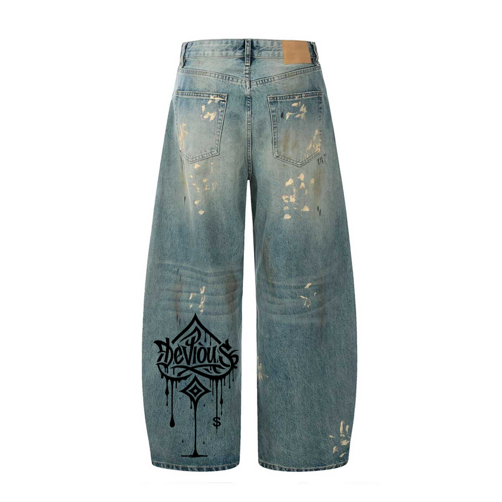 DeViou$ Hand Painted Jeans