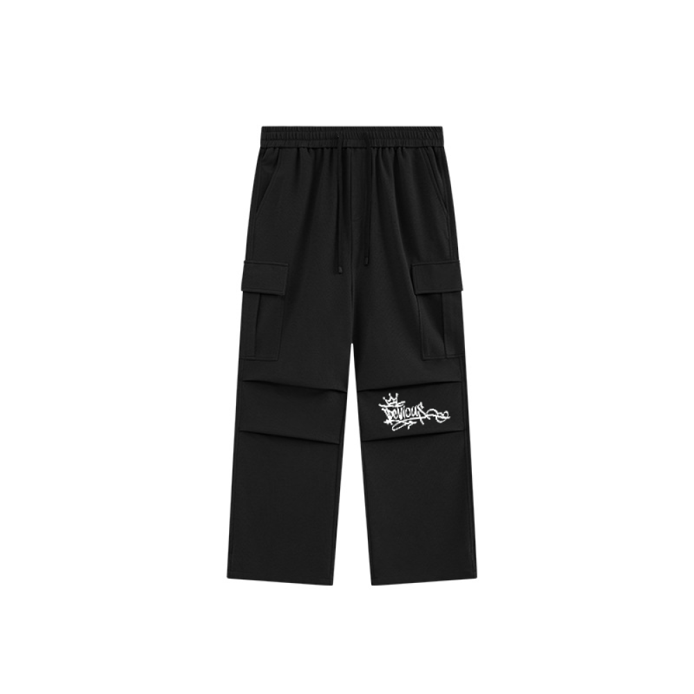 DeViou$ Work - style wide - leg sweatpants