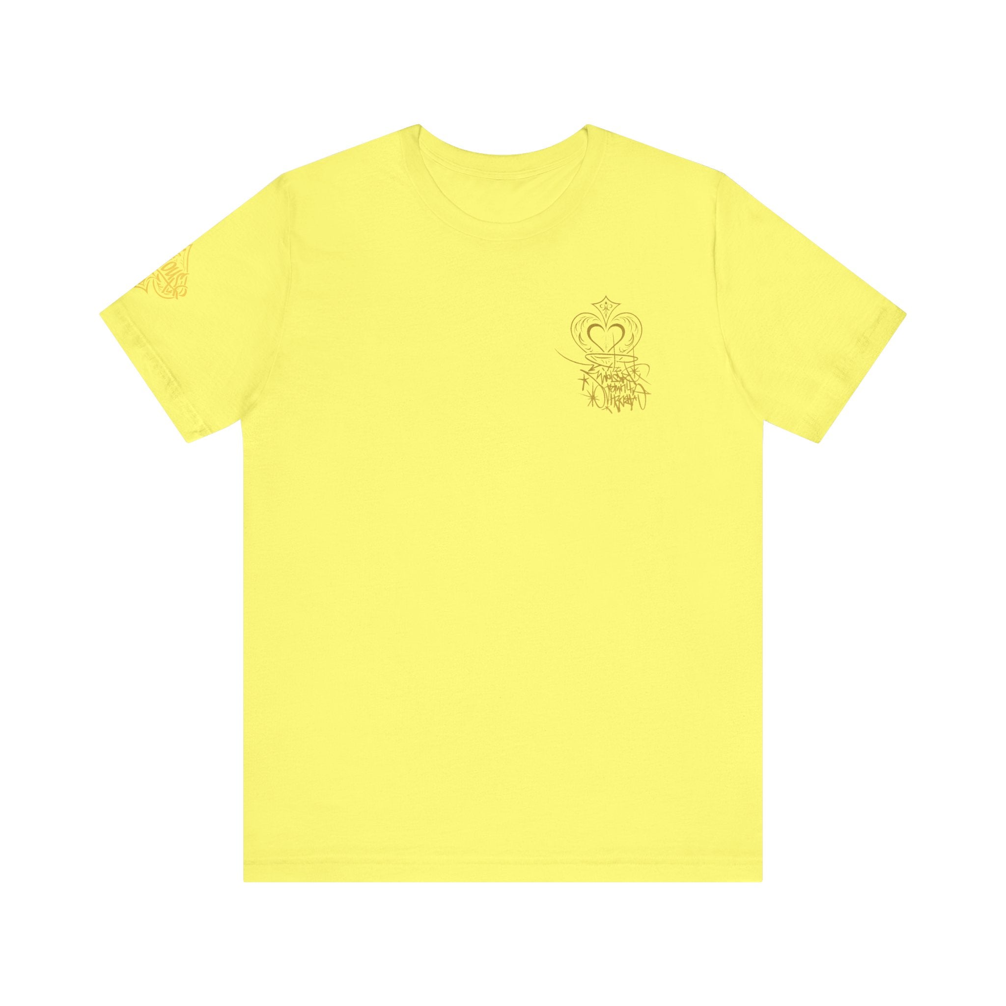 Crown & Heart Graffiti Art Unisex Streetwear Graphic T-Shirt