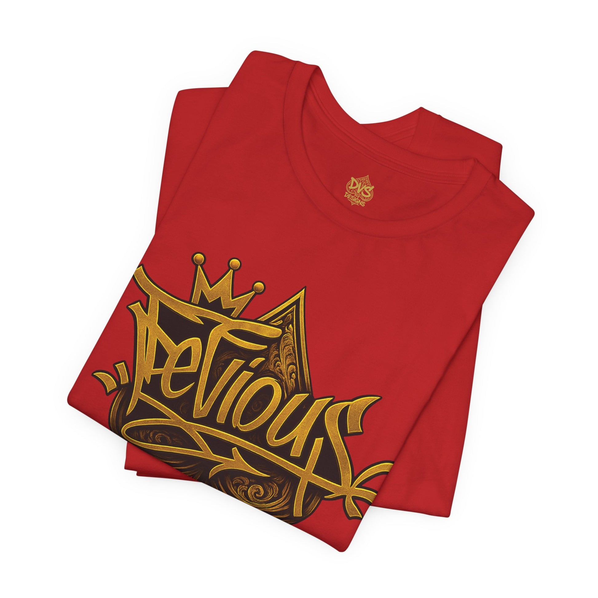 DeViou$ Logo and Crown Graffiti Art Unisex Streetwear Graphic T-Shirt