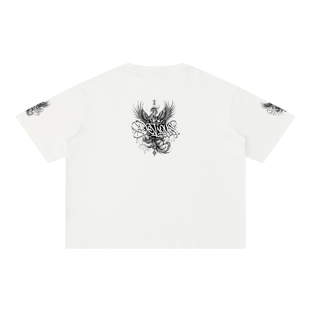 DeViou$ Phoenix Mineral Wash Boxy T-Shirt