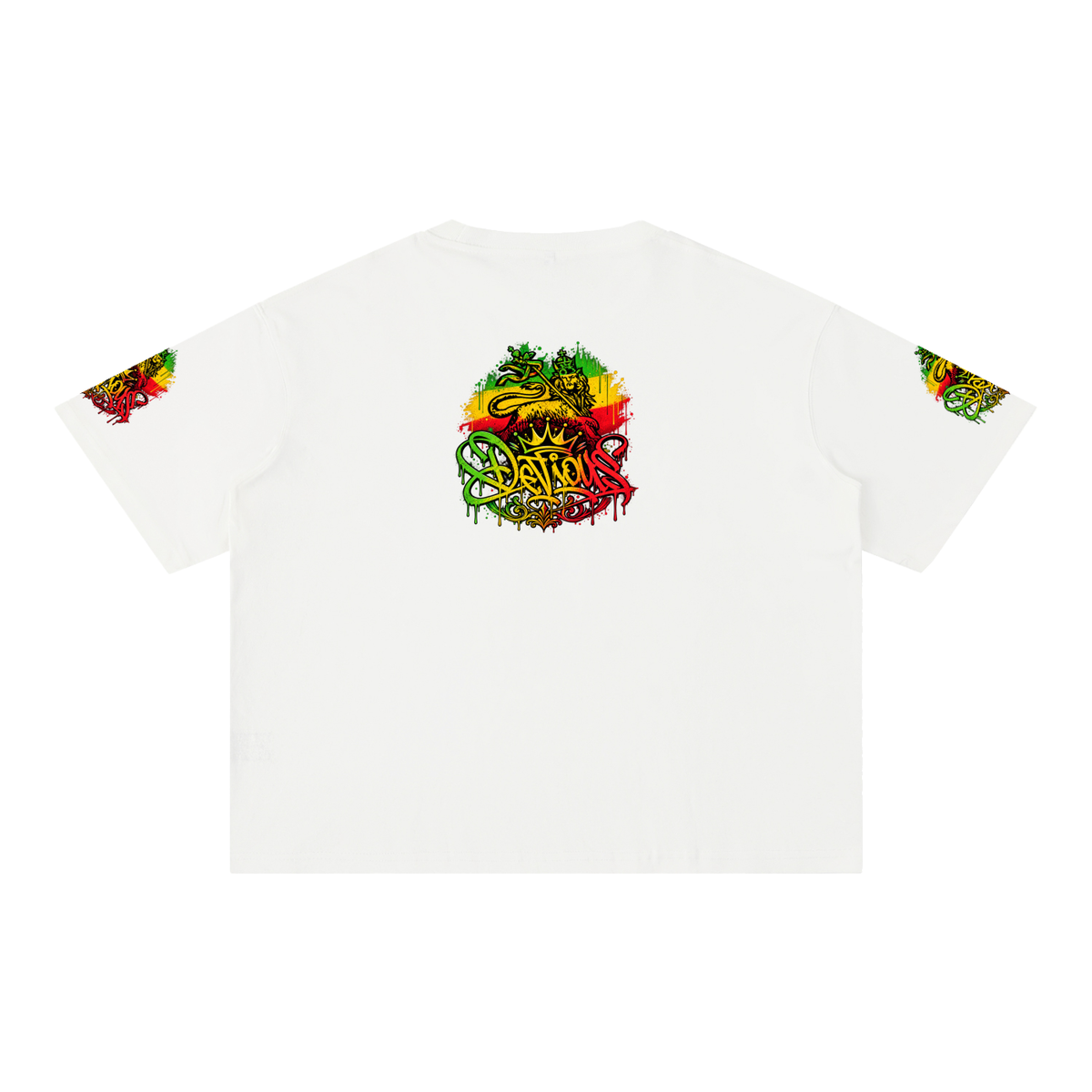 DeViou$ Rastafarrian Mineral Wash Boxy T-Shirt