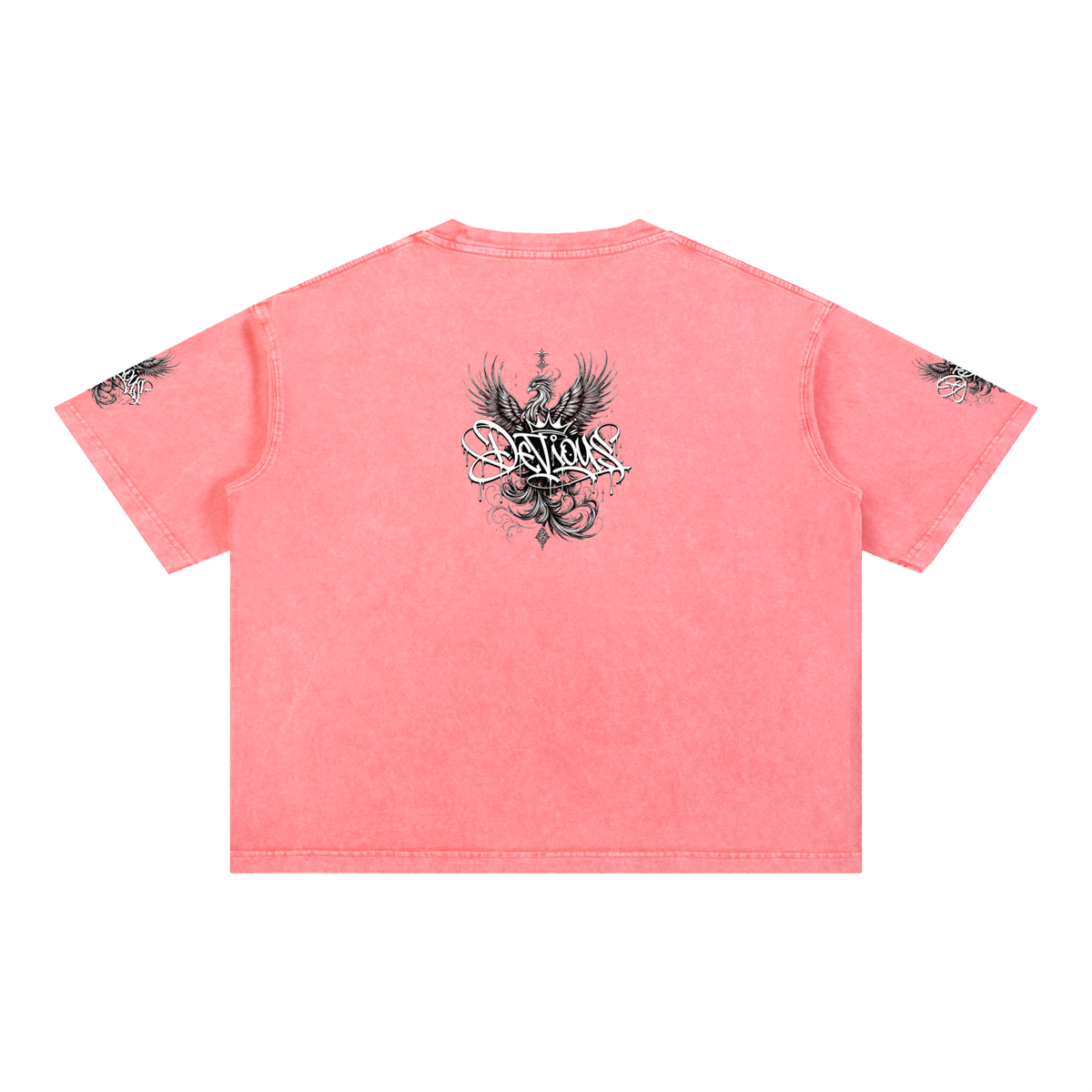 DeViou$ Phoenix Mineral Wash Boxy T-Shirt