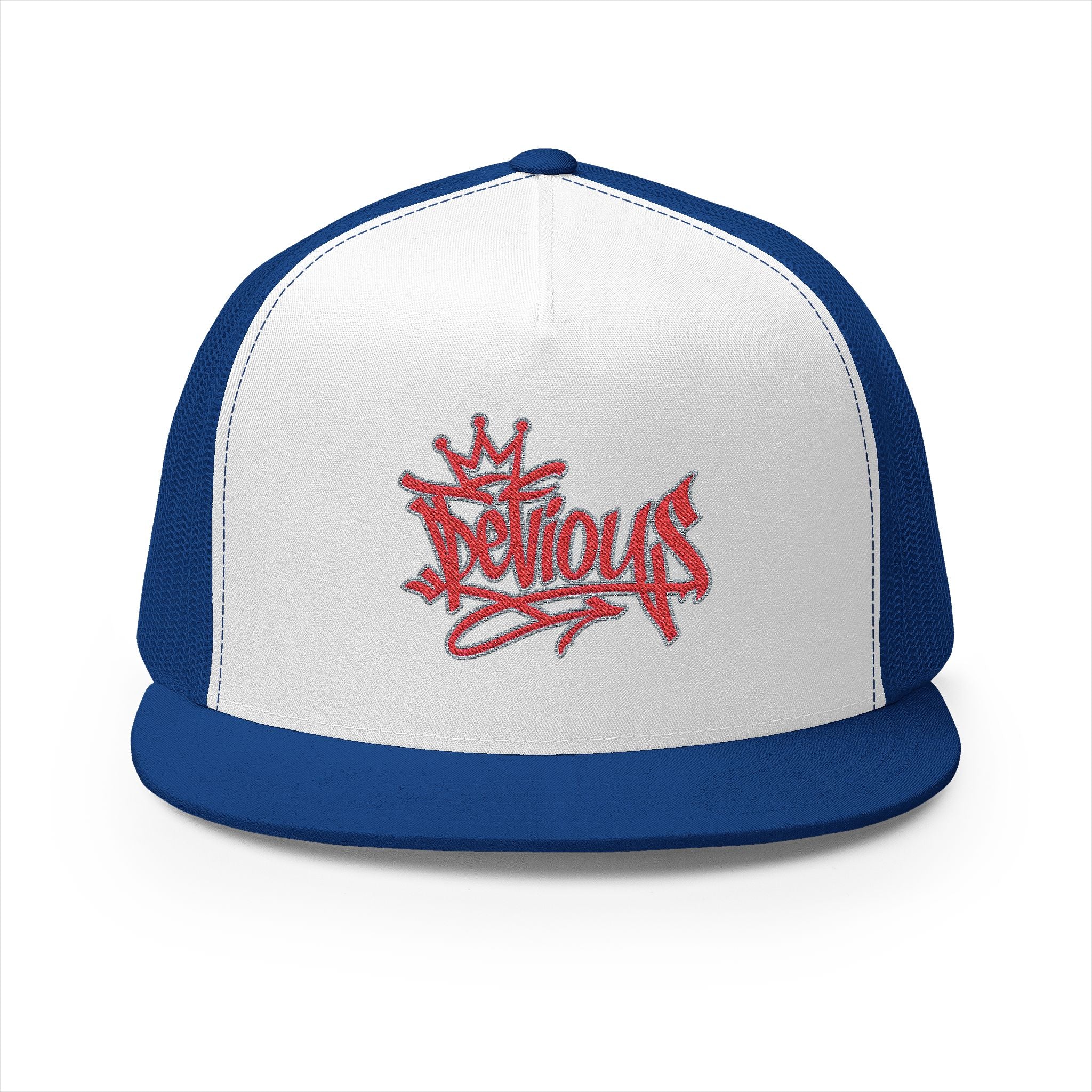 Crown & Heart Embroidered Trucker Cap