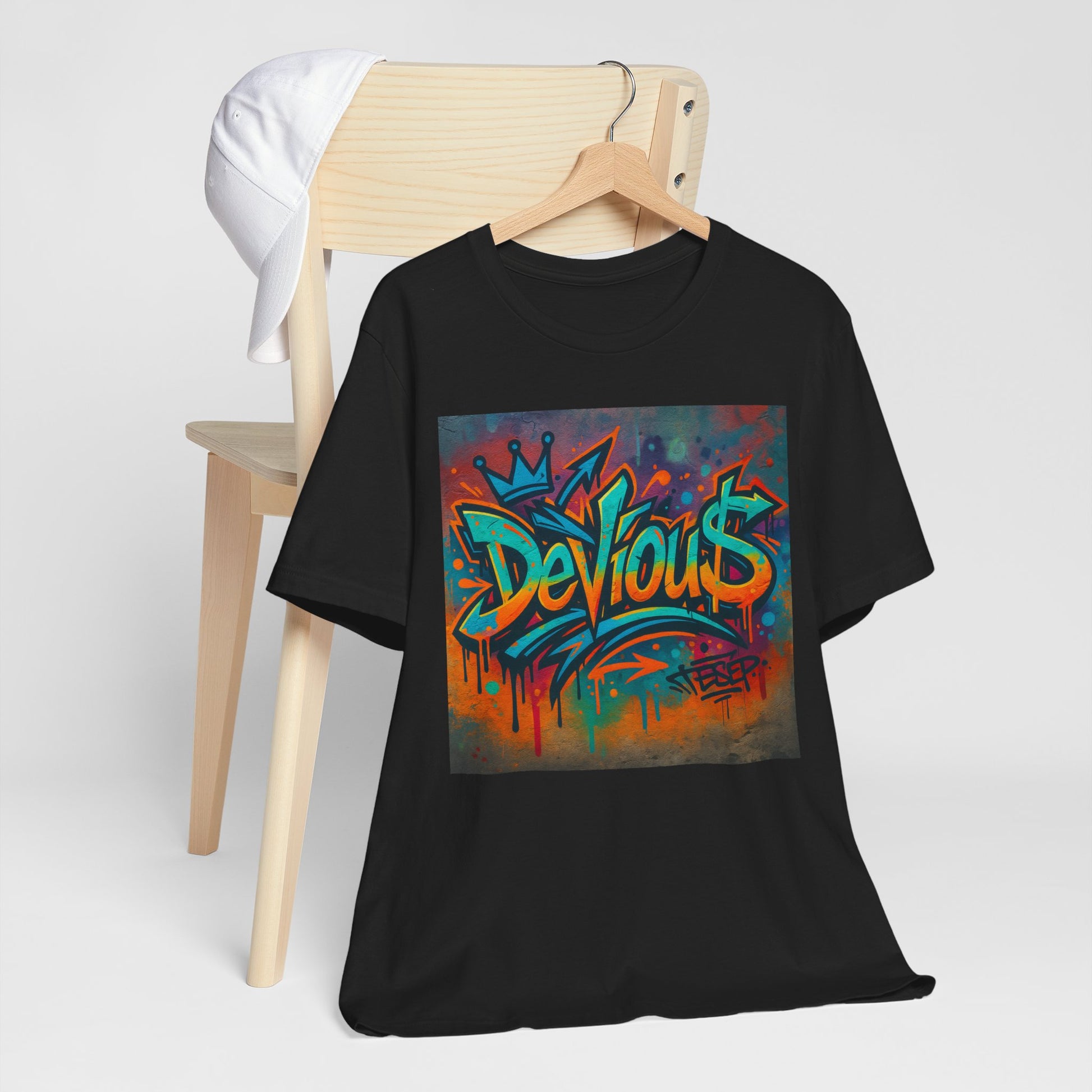 Vibrant Graffiti Art Unisex Streetwear Graphic T-Shirt