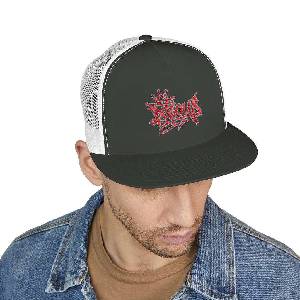 Crown & Heart Embroidered Trucker Cap