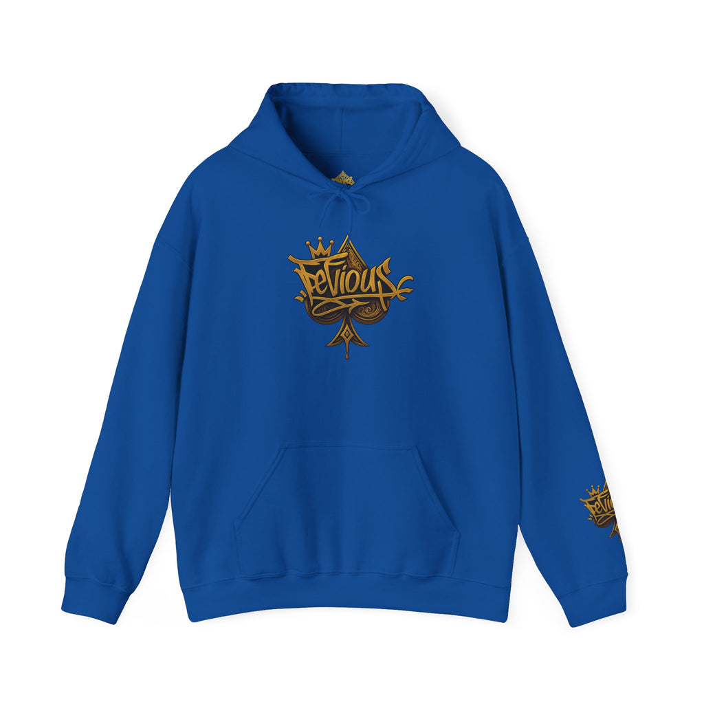 DeViou$ Logo & Crown Graffiti Style Hoodie