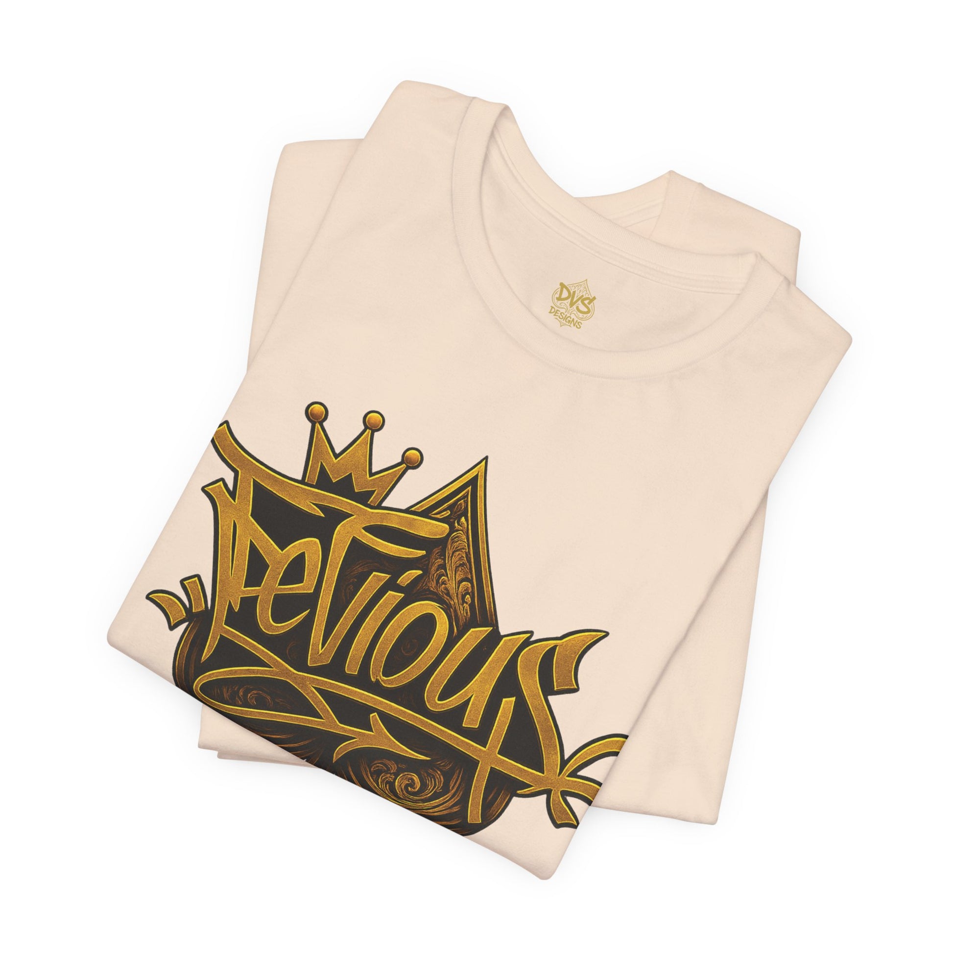 DeViou$ Logo and Crown Graffiti Art Unisex Streetwear Graphic T-Shirt